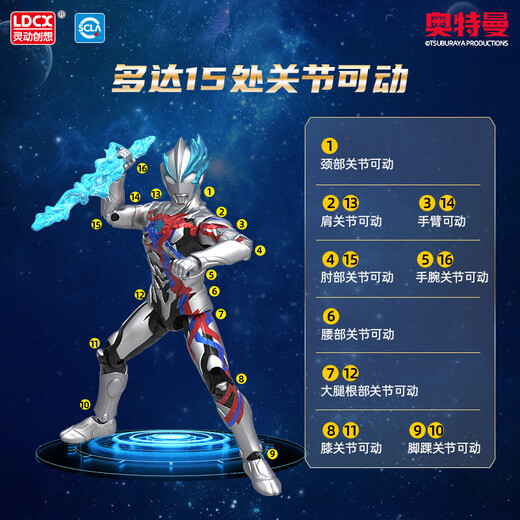 Smart Creative Tiga Cerro Blazer Ultraman Doll Deluxe Set Gift Box Toy Boy Children Birthday Gift