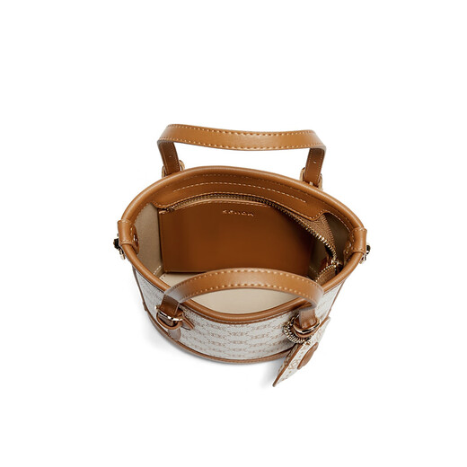 Senda Bucket Bag Women's Spring and Autumn New Shopping Mall Fashion Crossbody Bag X1477CX4 Beige F