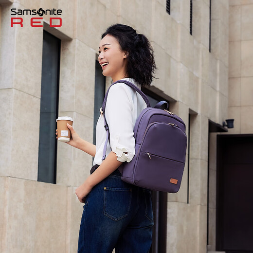 Samsonite Computer Bag Mochila de 14 pulgadas Mochila para mujeres Commuting Fashion Light GV1*51001 Regalo de actualización