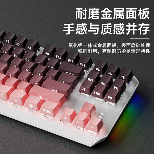 Reenvío TK870 Teclado mecánico inalámbrico y mouse Bluetooth Bluetooth Tres modos de alto valor Grabado Lado de Blackberry Gaining de 104 teclas ESPORTORES ESPORTEROS ESPORTORES DEL ESCUPO CAPÍTULO CAPETA CLAPED CLAVE PERIPHERAL WHITE-87 WHITE-87 [Bluetooth inalámbrico] Axis de color azul claro blanco blanco (sensación crujiente)
