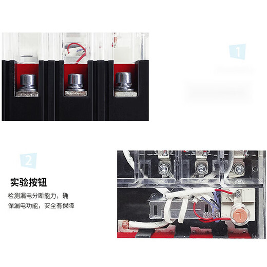 Delixi transparent leakage circuit breaker DZ20L-160/250/400T/4300 160/250/400/630A DZ20LE-250T/4300 250A New