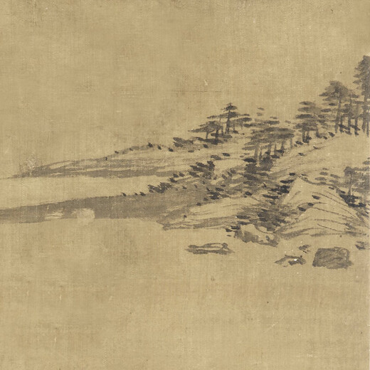 
Annual Cao Zhi Baijiang Tree Autumn Sound Picture Ancient Landscape Painting Scroll Chinese Painting Famous Paintings Replicas of Antique Paintings Hanging Paintings Wang Meng Landscape Album 13297 60X73 cm spray painting heart size mounting milky white