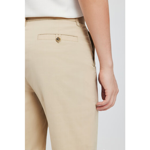 Seven Wolf casual shorts [cold cotton, instant cool] Men's summer new style of cropped pants thin and comfortable men's pants 701 (khaki) 33 A