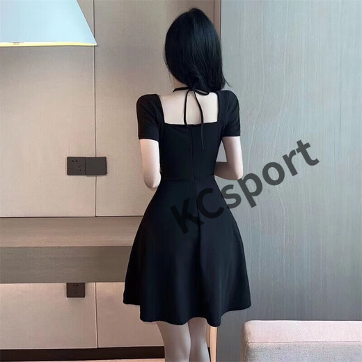 Miehone NightClub Women's Clothing 2024 Nuevo 300 Jin [Jin equivale a 0.5 kg] Fat MM Vestido sexy de cuello en V sexy para mujeres en verano New Pure Desire XL sugiere 120-150 Jin [Jin equivale a 0.5 kg]