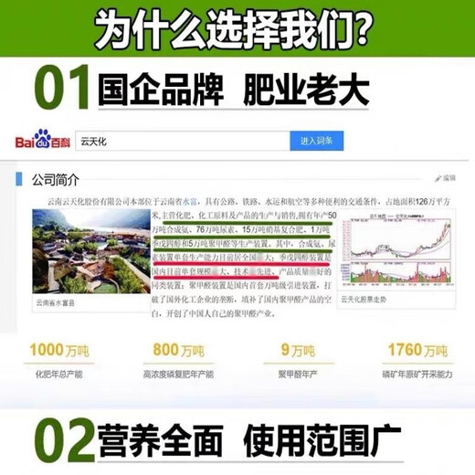 Stanley Compound Fertilizer Special Organic Fertilizer for Vegetables and Fruit Trees Seedlings Lawn Flowers Nitrogen Phosphorus Potassium Household Cauliflower Fertilizer Yuntianhua Superphosphate 100 Jin Jin equals 0.5 kg Original whole bag