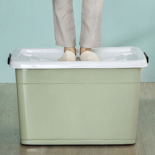 Rongtao Extra Large Thick Plastic Storage Box Storage Box Covered Storage Box Clothes Quilt Storage Week Sky Blue Two Pieces for 250 RMB 250 RMB