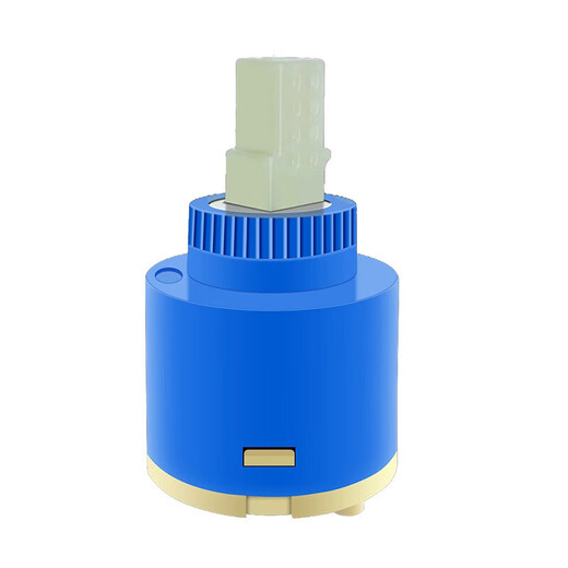 Jiumu Wang Jiujiu Valve Core Kitchen Basin Hot and Cold Faucet Universal Water Heater Ceramic Valve Core Mixing Valve Core Switch 35 Jiujiu Valve Core Dark Blue Split Rubber Pad Valve Core