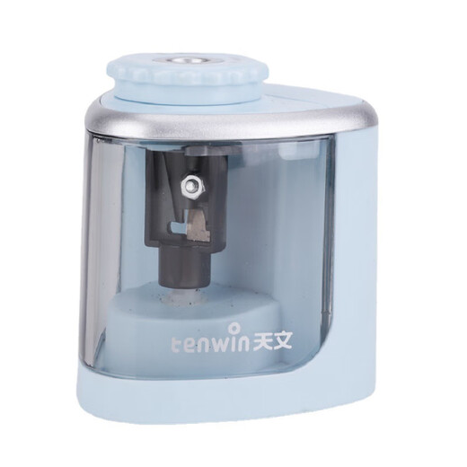 
Astronomy; TEN-WINtenwin electric pencil sharpener creative mushroom head children's stationery semi-automatic pen cutting machine Blue TW8005 - English tenwin