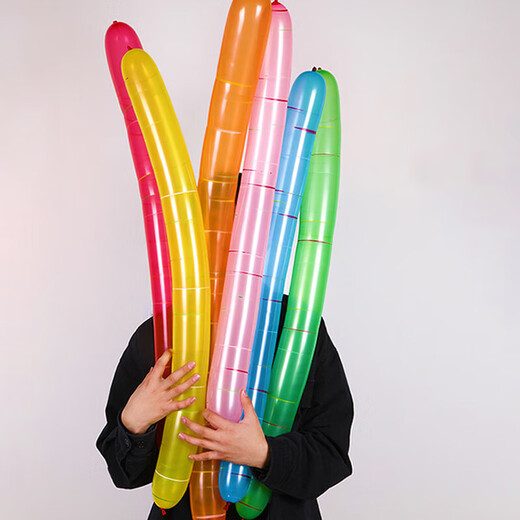 Parents rocket balloon children can fly and scream fart music whistle long balloon sky toy outdoor toy