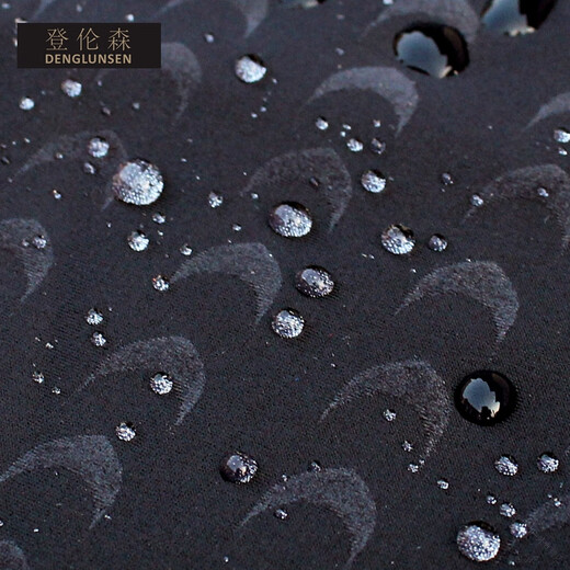 登伦森男士三角泳裤速干大码游泳裤温泉防水低腰专业成人性感游泳装备 鱼鳞炽黑 M （适体重95-107斤）