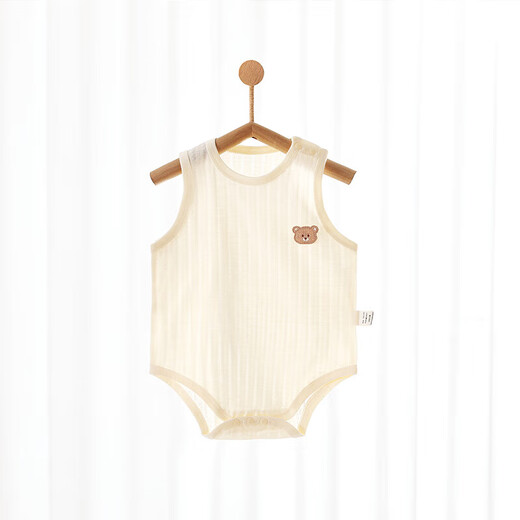 [Xia Qingcang Beileyibaoshi] ärmelloses reines Baumwolldreieck Ha-Shirt 0-3 Jahre alte Baby-Nah-Overall Crayon Fruit #6908 59 cm 1-3 Monate 8-12jin [Jin gleich 0,5 kg]