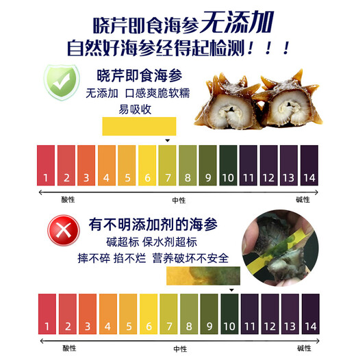 Xiaoqin Dalian ready-to-eat sea cucumber 3Jin Jin equal to 0.5kg 35-50 pieces solids 75% Liao sea cucumber seafood aquatic products