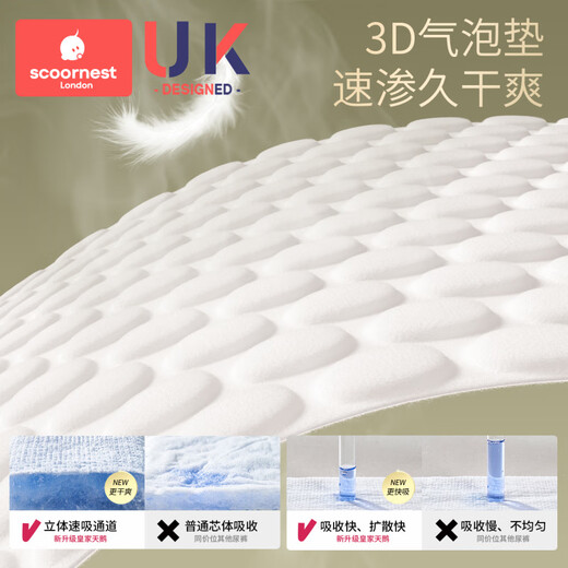 Kechao Swan Pulling Pants Summer Breathable Baby Diapers Special Diapers for Men and Women Baby. Fat Baby Recommended to Take One Size Larger 2 Packs