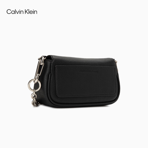 Calvin Klein fashion shoulder bag gift chain bag metal letter turn buckle flip CK women's bag crossbody saddle bag DH3240