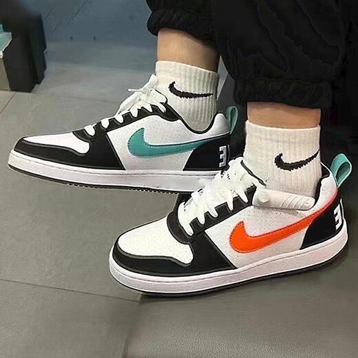 耐克（NIKE）女鞋夏季新款Court Borough低帮板鞋休闲鞋复古运动鞋 FD9918-181鸳鸯配色 39