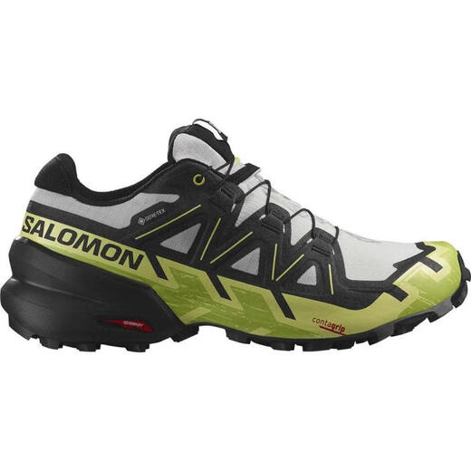 Salomon men's shoes cross-country running shoes SPEEDCROSS6 high rebound sneakers grip waterproof breathable shock absorbing G9214 LUNAR ROCK/BLACK/SUNNY LI 10 /44