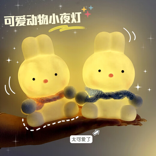 暖橙耀耀卡通小夜灯装饰摆件6.1六一儿童节礼物实用小礼品生日送男孩女孩 汗滴狗+精美礼盒