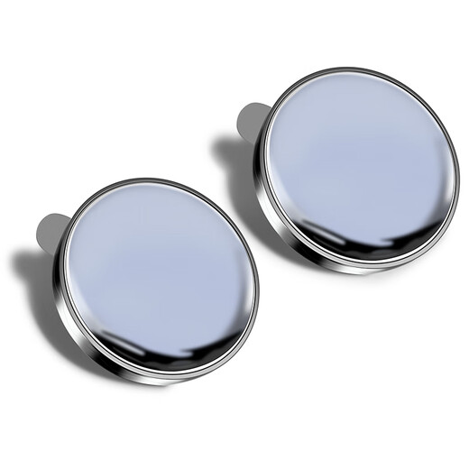 Tumeishi small round mirror rearview mirror car reversing artifact blind spot auxiliary mirror reflector 360 degree suction cup ultra-clear mirror 10D true glass silver vacuum adsorption free