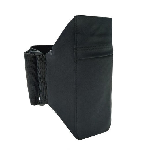 Jingpufei mobile phone strap arm sports leg bag running calf unisex arm bag fitness elastic black calf bag (30-40c m leg circumference)