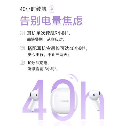 Honor earphones Bluetooth earphones compatible with Huawei mobile phones and Apple earphones