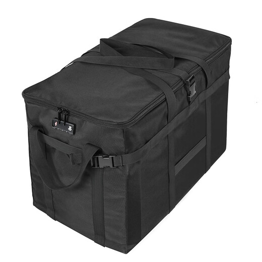 DITD DESIGN IN THE DESIGN Extra Large Capacity Travel Bag Password Lock 158 Airways Checked Bag Working and School Quilt Pack Moving and Packing Black (126L Extra Large Locked Packing Strap) 126L