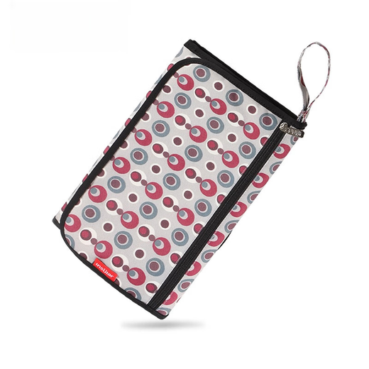 Jingmengyuan baby diaper and moisture-proof pad multi-functional portable portable diaper changing simple storage waterproof pad diaper bag beige plaid