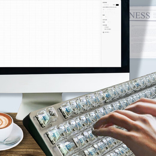 Logitech logitech k845 verdrahtete transparente mechanische Keyboard-Bürospiel E-Sports Rückenbeleuchtete hochwertige männliche und weibliche grüne Tee Red Scroll Angel Green Scroll