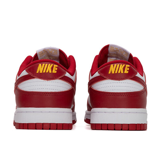 Nike (Nike) [moderno] zapatos para hombres nuevos zapatos de verano, transpirable y resistente a la tapa baja resistente a los deportes y zapatos antideslizantes y de ocio DD1391-602 blanco y rojo 42.5
