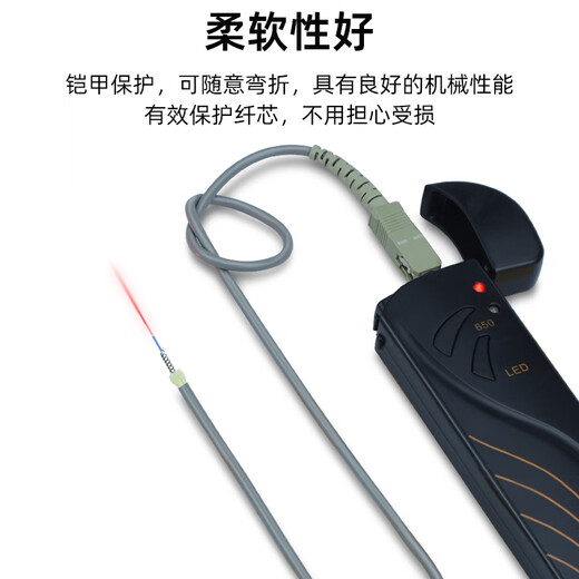 Uplian Gigabit Rat-Arof Armored Multimode Fiber Fiber Latter LC-LC Duplex Fibre LC-SC-FC-ST avec câble de queue annulaire en acier