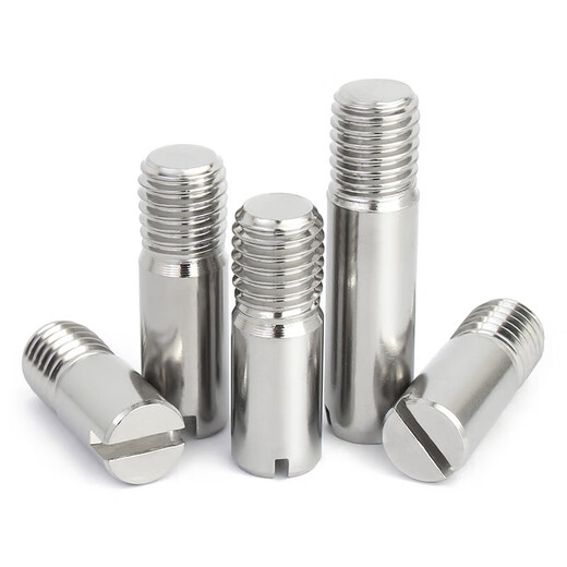 Jinchao 304 stainless steel GB878 slotted external thread cylindrical pin positioning pin M2M2.5M35M6M8M10 M3*8 (5 pieces)