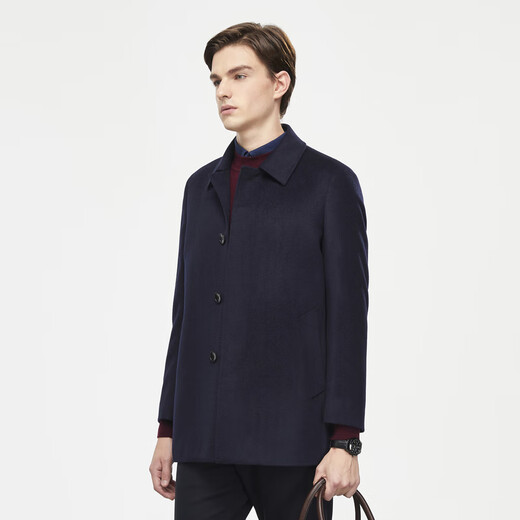 Youngor (Youngor) Herrenmantel Herren-Single-Bastentier schlanker Business Coat Woll Cashmere Comree und Leicht zu versorgen 4 Farben verfügbar Vysy015104ffy Navy L 175/96a
