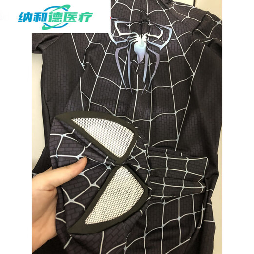 Caile Classic Spider-Man 3 Black Spider Venom cosplay bodysuit adult 3D printed bomb XXL black spider headgear separated