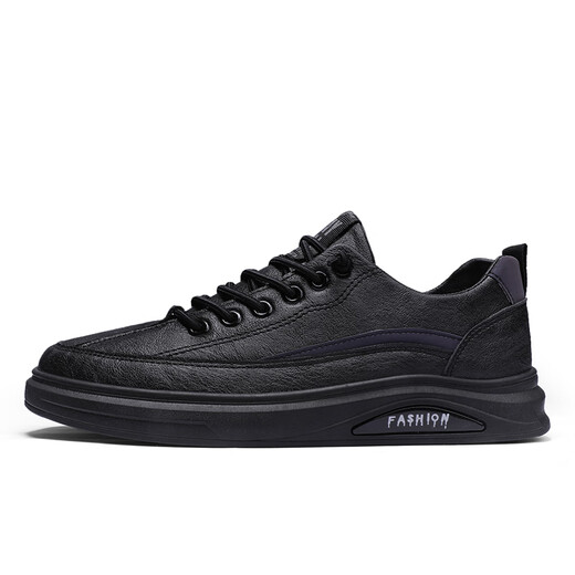 Changxiang huili masculin's chaussures 2025 été new pure noire de travail chaussures chaussures cuir chaussures non glissées étanche et épreuve d'huile de travail de travail