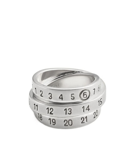 MM6 MAISON MARGIELA 25SS TRIPLE DIGITAL MOTEMENT RING MEN COULEUR SM6UQ0073P6627 7 NOUVEAU