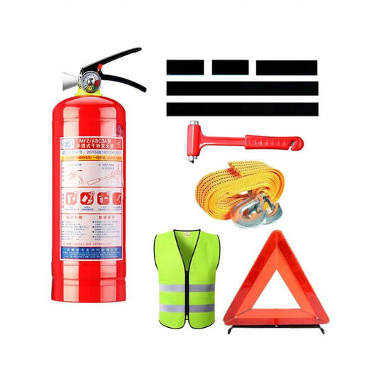 手提式干粉灭火器4kg车载商店用家用12358公斤国标消防箱套装器材 泡沫灭火器500ml