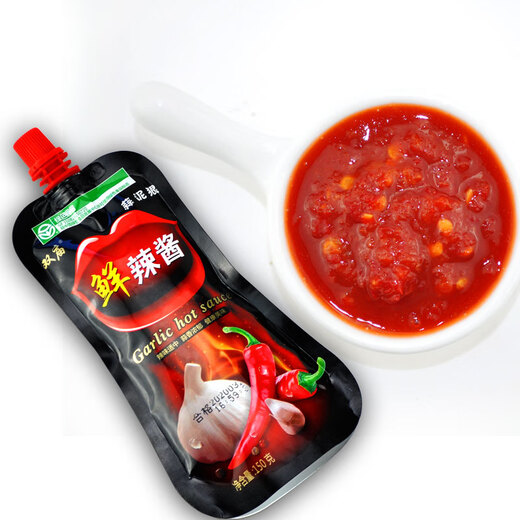Pasta de ajo shuangmiao shuangmiao, salsa de chile especializada de mongolia hetao, barbacoa de cocción fría condimento 738g*1 barril