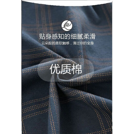 Nanjiren young half-sleeved cotton home clothing two-piece set for men's summer short-sleeved trousers pure cotton thin spring 2023 -R653 2XL