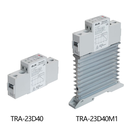 TRA23D40M rail-mounted single-phase solid-state relay SSR-40DA DC controlled AC 40A non-contact 220v TRA48D40M rail radiator 140mm