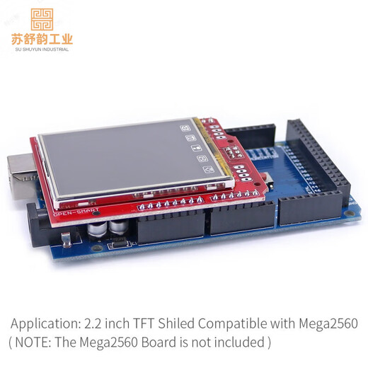 2.2-inch TFT touch LCD screen display expansion board with temperature module ILI9225 with video tutorial