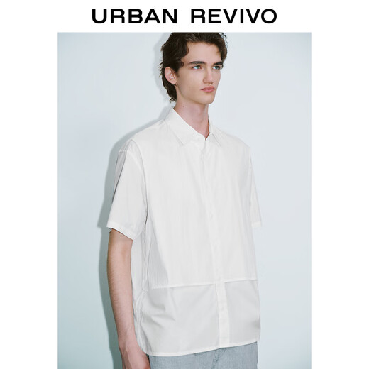 UR SOMMER NEUE MODE FODE CLASSIGKEITEN FALTEN FARBE LACK DER Kurzärärmel-Strickjacke UMV240043 White L (XL-XXL)