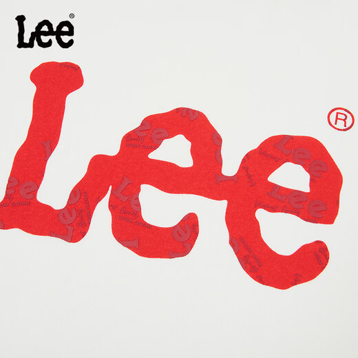 Lee儿童卫衣春款时尚帅气男孩女童上衣宽松休闲舒适百搭 白色 150 