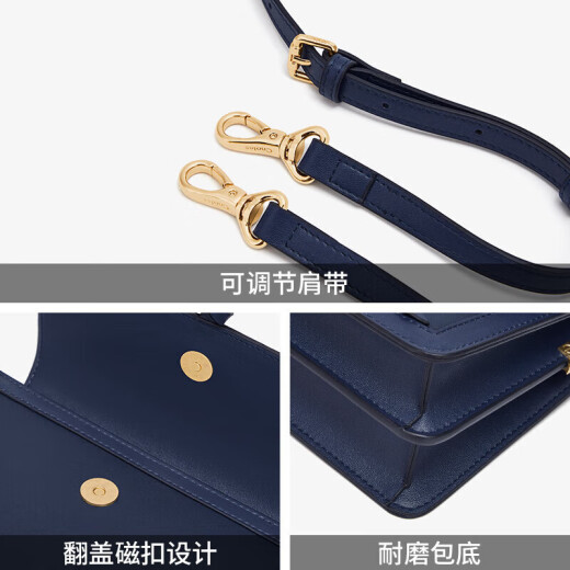 Cnoles Crossbody Bag Women's Women's Cow Whide Une-Hofra de un hombro High-End Commuting pequeño bolso cuadrado Regalo de cumpleaños para novia Esposa