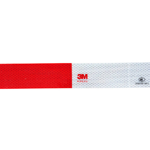 3M3M反光标识车身警示标识简易20片装单片5cm*30cm 983D 红色 