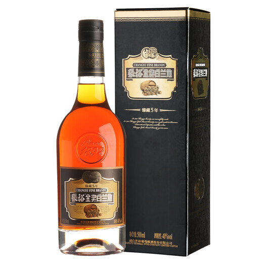 Zhangyu Zhencai Gold Award Brandy Zhencai Five Years 500mL Gift Box Gift Zhencai Single Bottle 500mL 1 Bottle