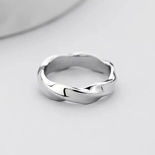 Pei Nanwei endless ring for men, trendy men, single index finger ring, female couple, student personality, versatile Internet celebrity tail ring for boyfriend, endless ring + box