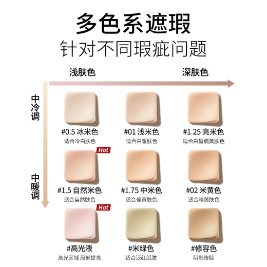 The saem silky smooth concealer for acne marks, spots, moisturizing and light yellow skin recommended 1.75# medium beige color easy to carry