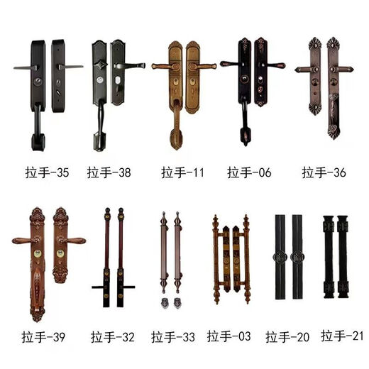 维诺亚别墅大门双开门仿家用入户门农村自建房乡村庭院进户门 款式1 测量详细咨询客服 颜色可