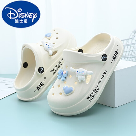 Disney (Disney) Girls and Children's Hole Shoes Schuhe Sommer DIY Indoor Anti-Rutsch Baotou Anti-Kollision Eltern-Kind mittel- und großer Outdoor-Verschleiß Strandsandalen 021 Astronaut Pink 24-25 (Innenlänge beträgt ca. 170)