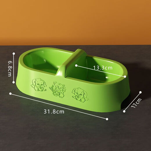 Shantou Lincun cat bowl and dog bowl Internet celebrity anti-knock cat rice bowl automatic drinking water bowl dog food bowl double food bowl cat medium double bowl sky blue suitable for 5 to 5