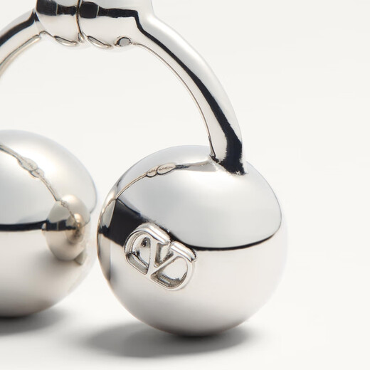 Valentino Valentino [chinesisches Valentinstagsgeschenk] Herrenpoetique des Gouttes Einseitige Metallohrringe Silber Einsgroße